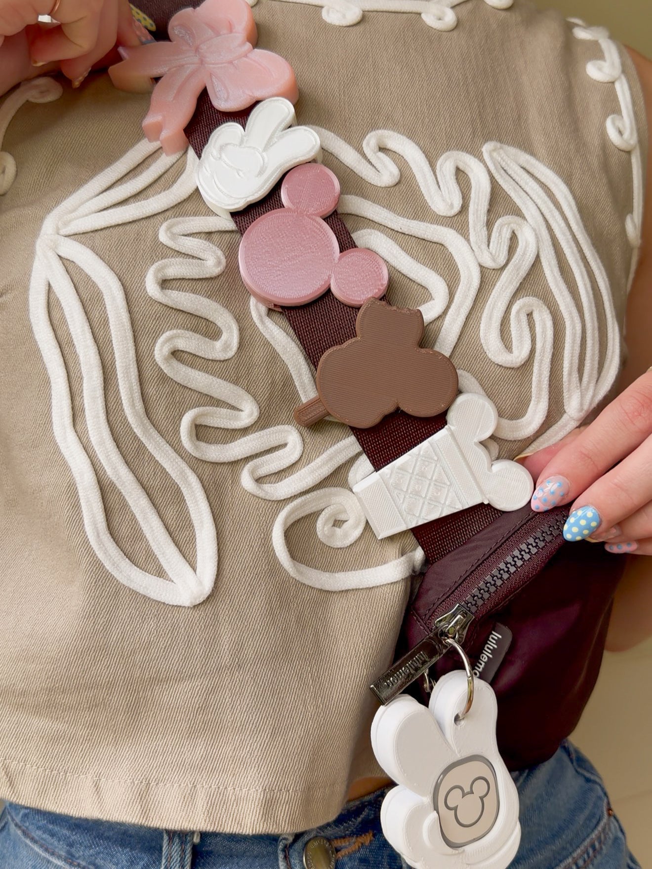 Park Girl Pre-made Bag Charm Stack