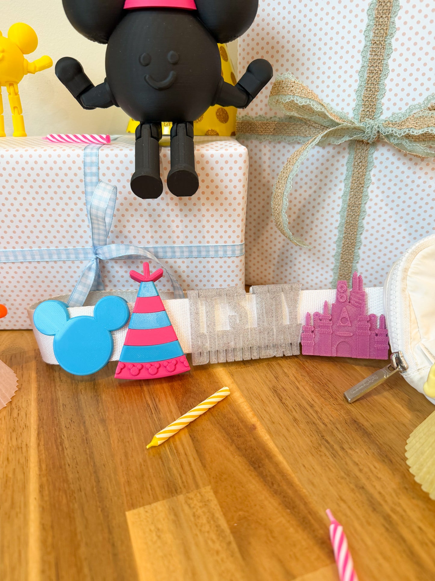 Party Hat Belt and Bag Charm