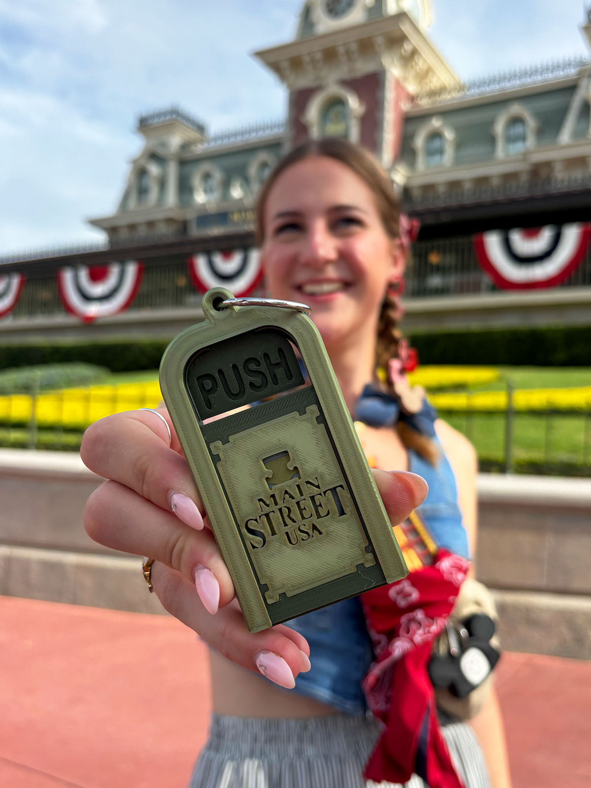 Main Street Trash Can Magic Band Buddy