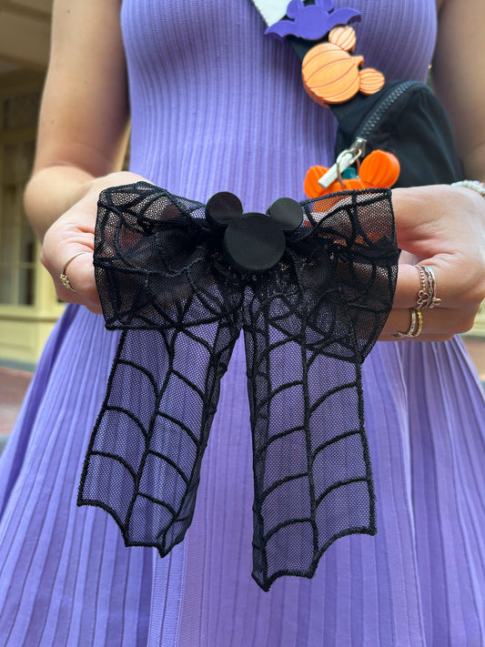 Spiderweb Hair Bow