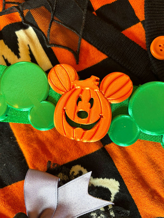 Blinky Pumpkin Mouse Belt and Bag Charm