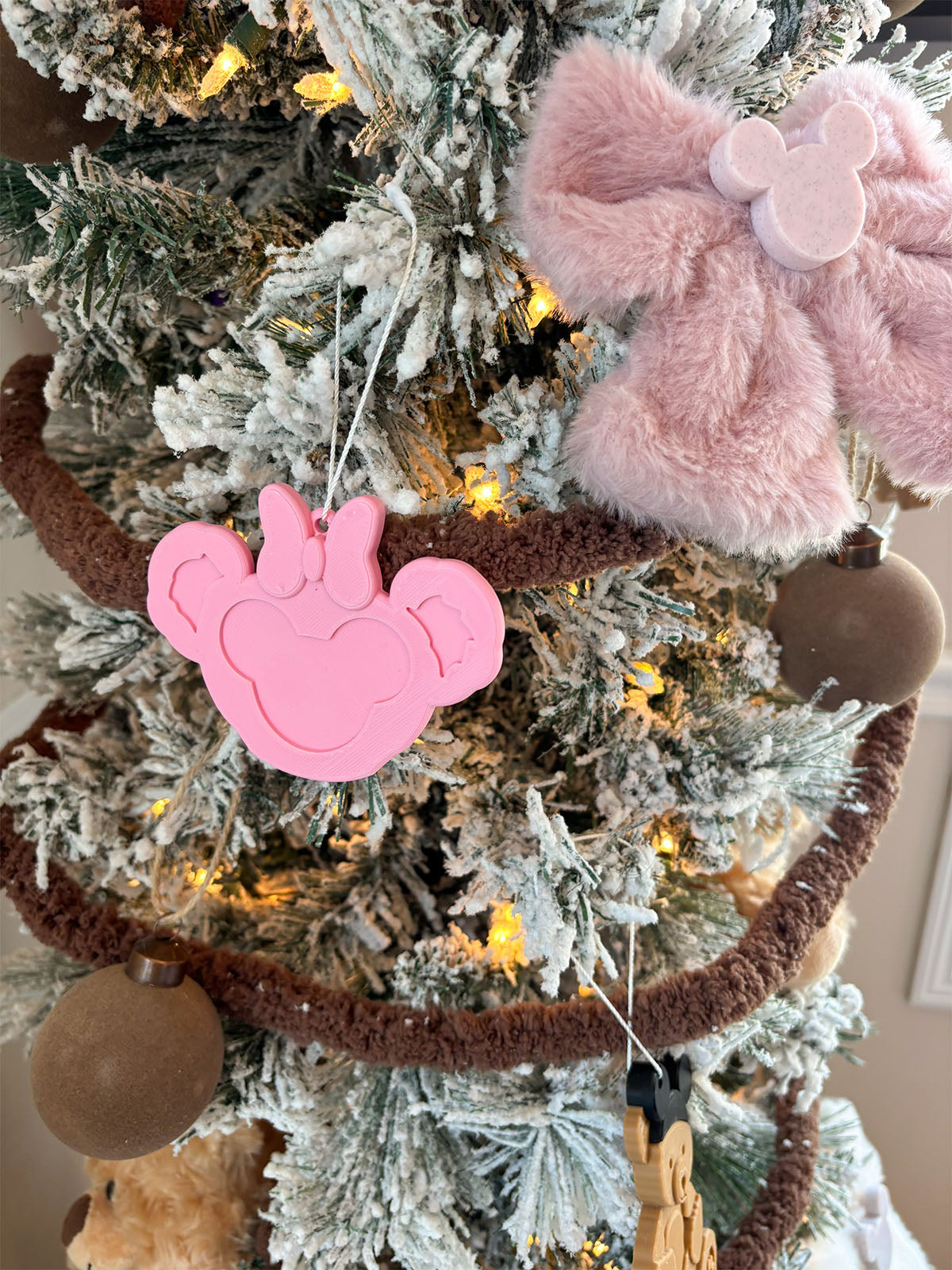Mouse Teddy Bear Ornaments