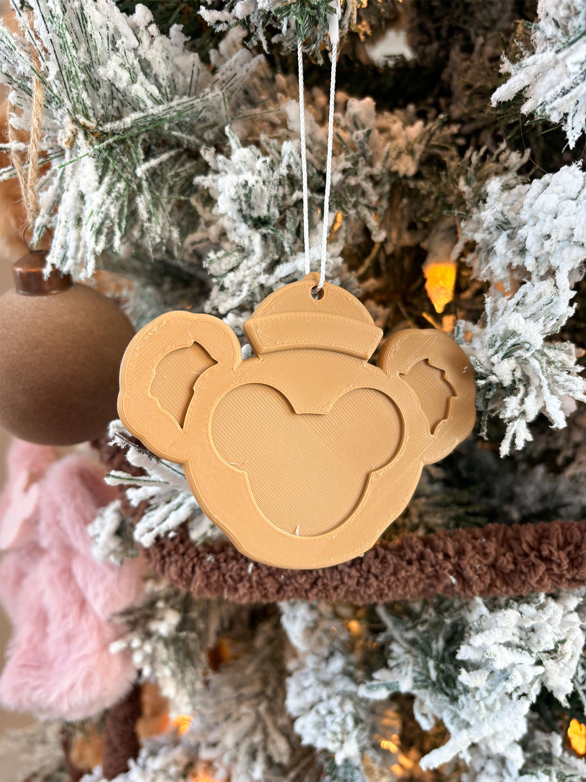 Mouse Teddy Bear Ornaments