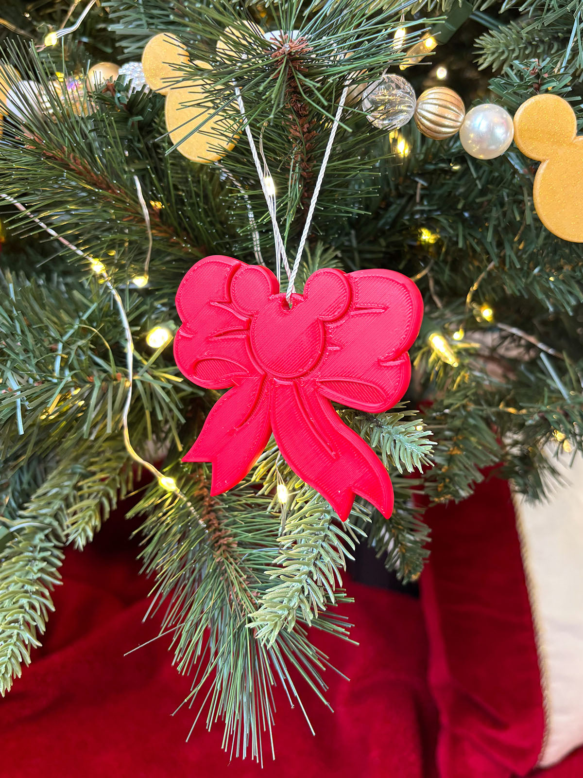 Red Bow Ornaments