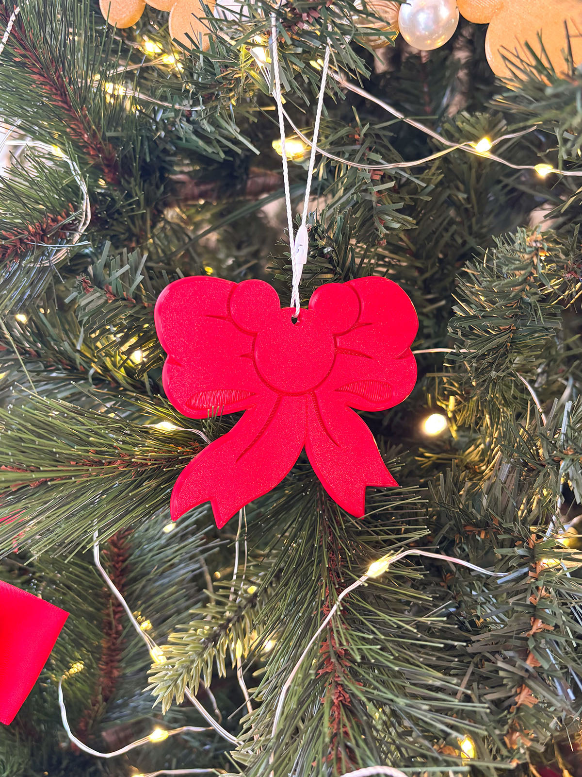 Red Bow Ornaments