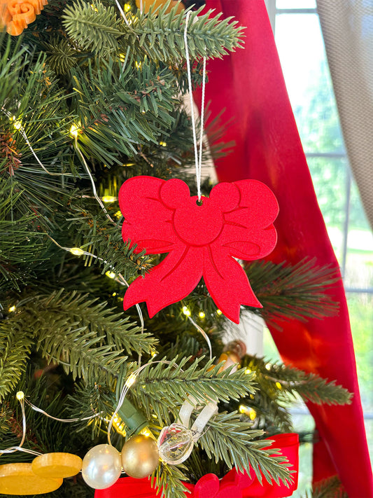 Red Bow Ornaments