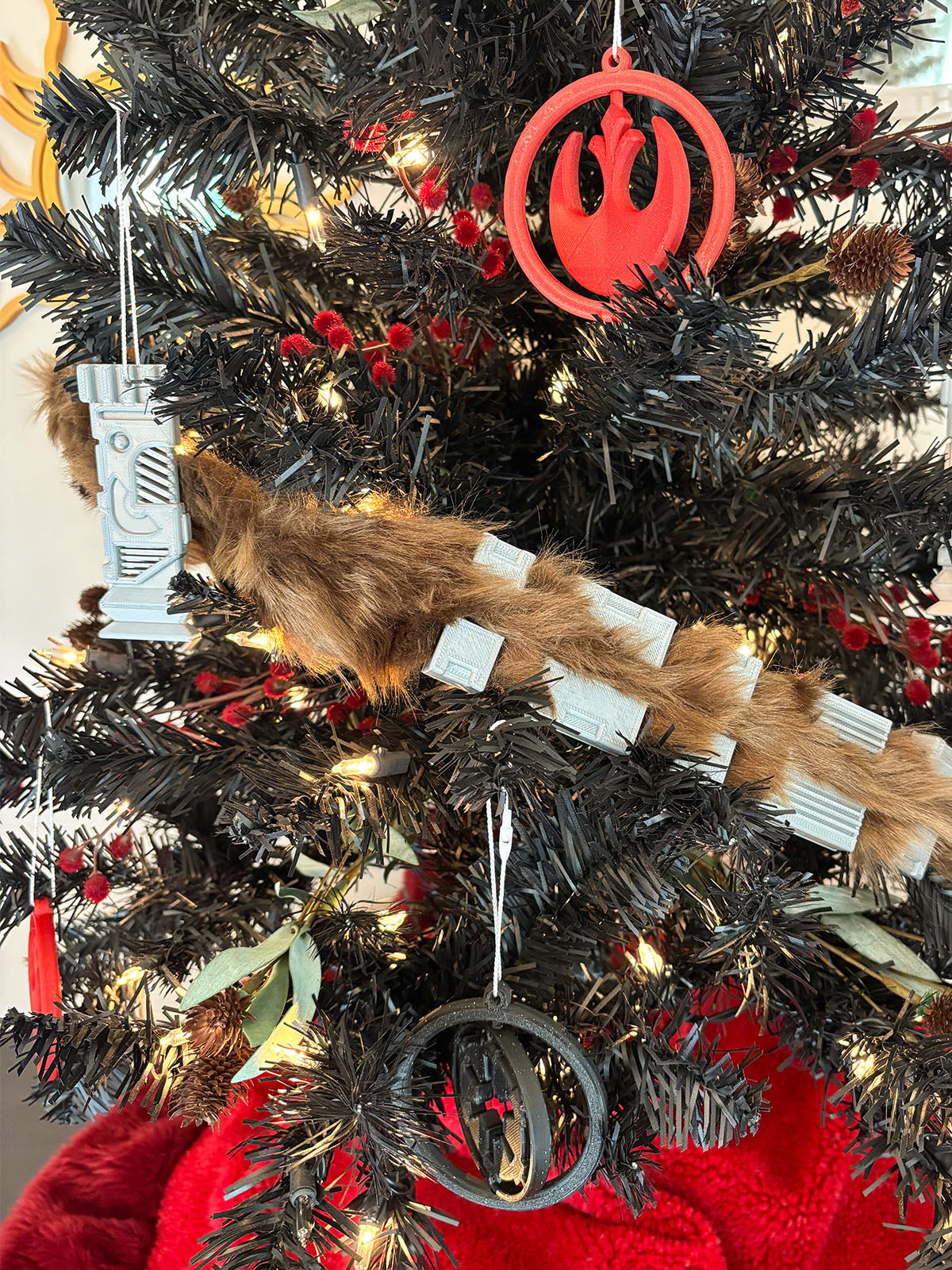Spinning Rebel and Empire Ornaments