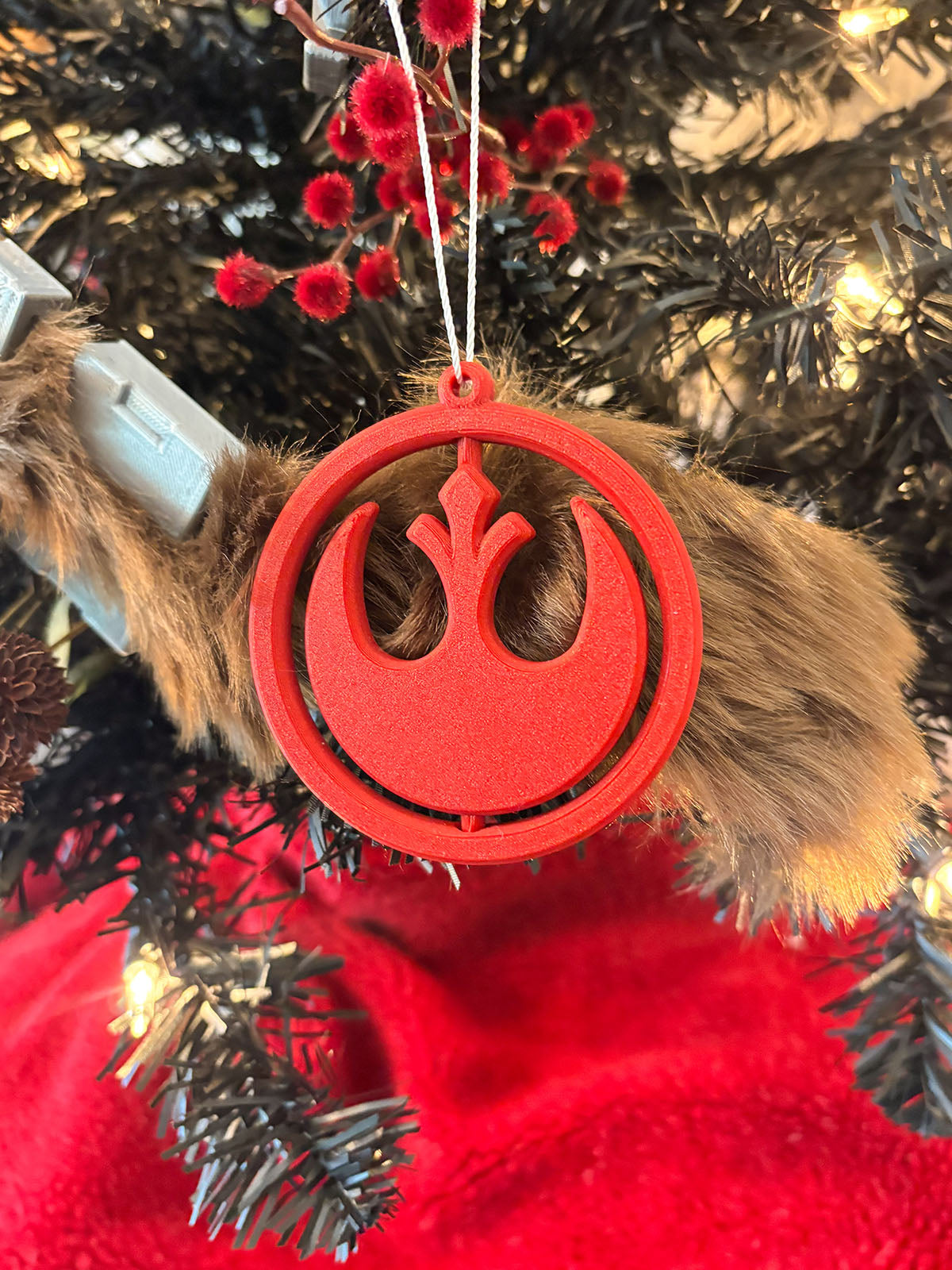 Spinning Rebel and Empire Ornaments