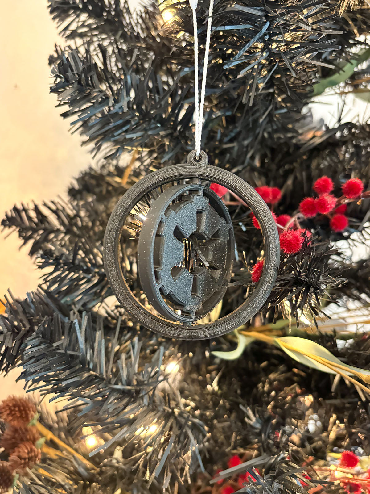 Spinning Rebel and Empire Ornaments
