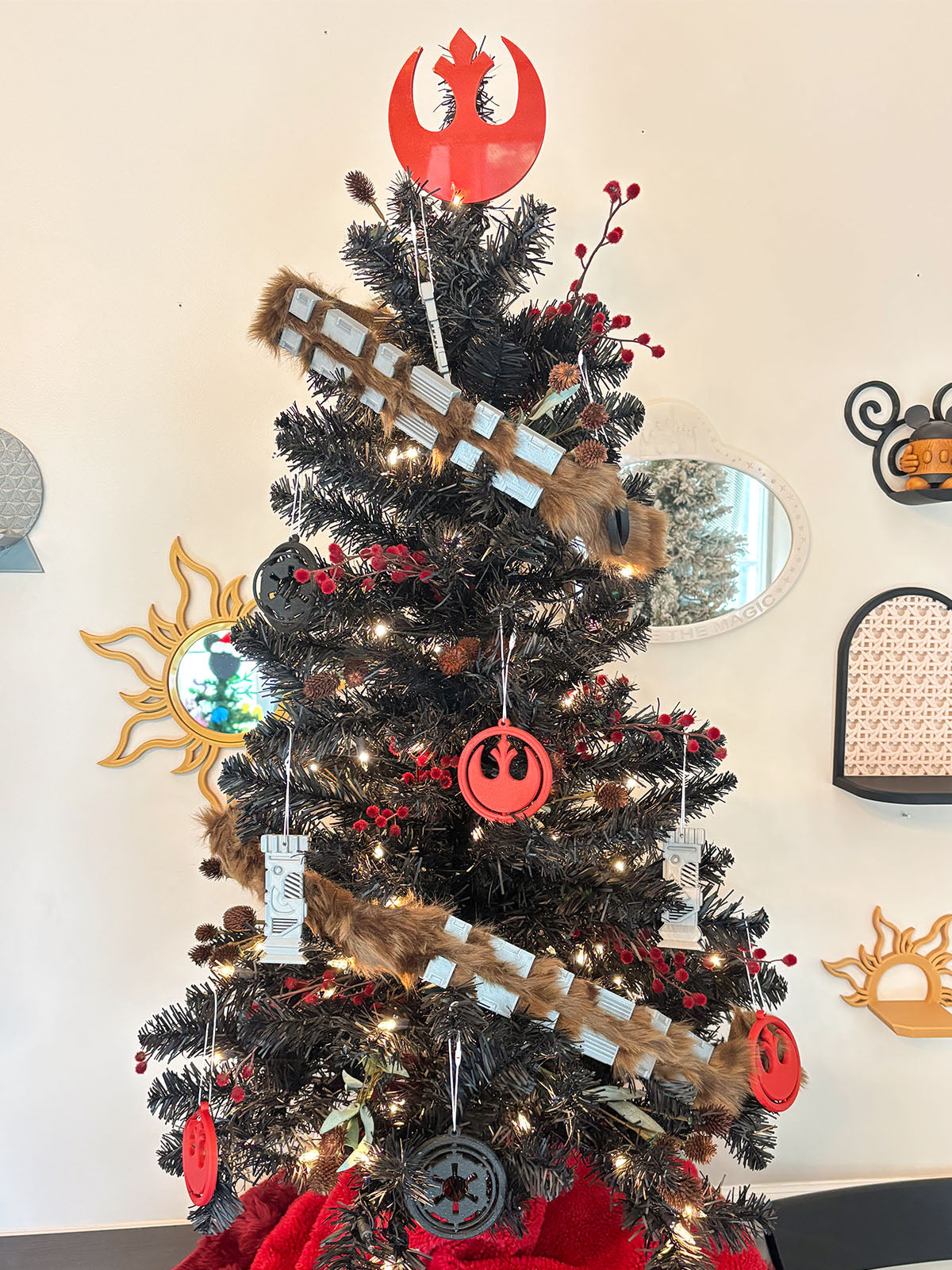 Spinning Rebel and Empire Ornaments