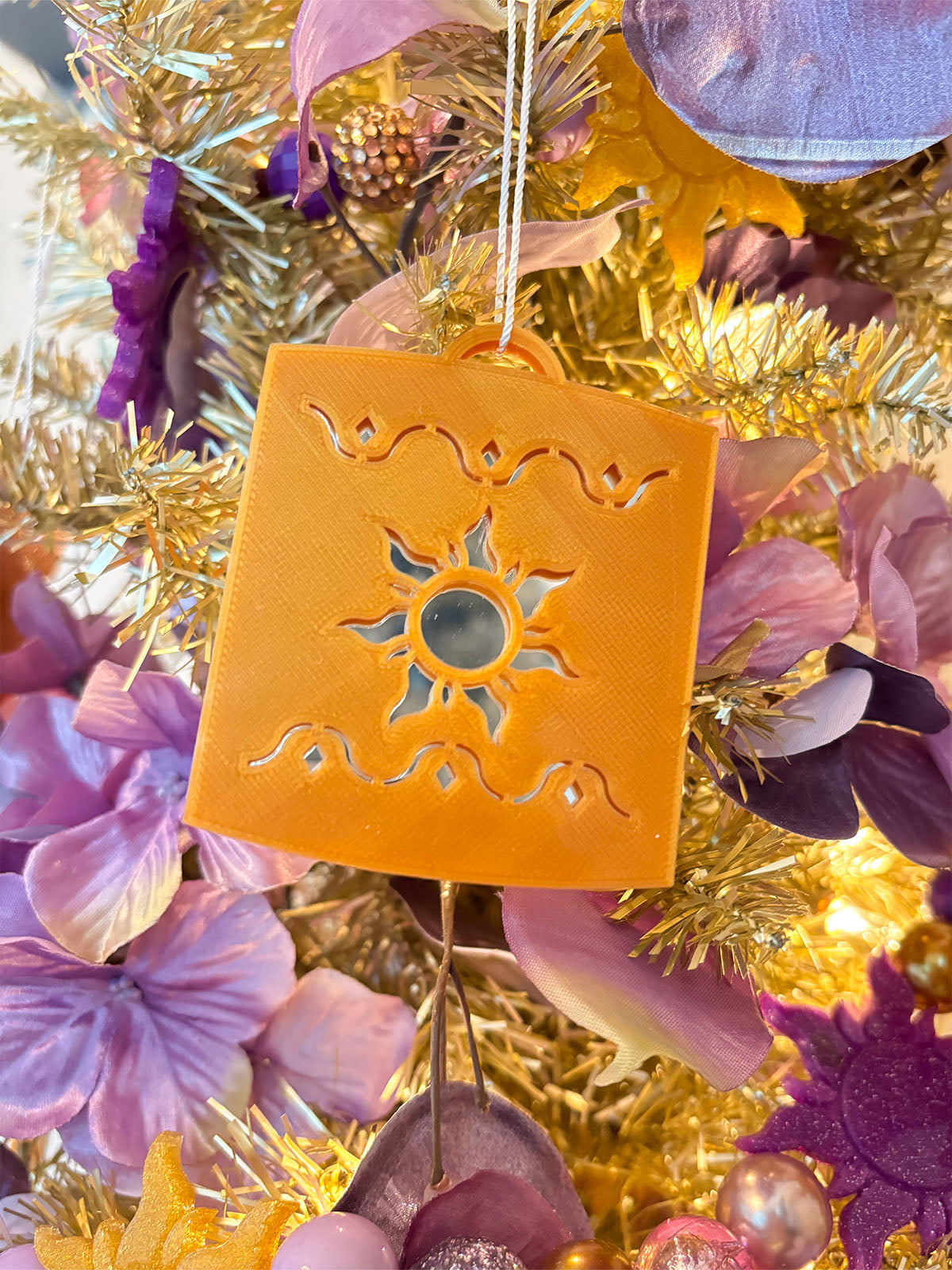 Lost Princess Sun and Lantern Mirror Ornaments