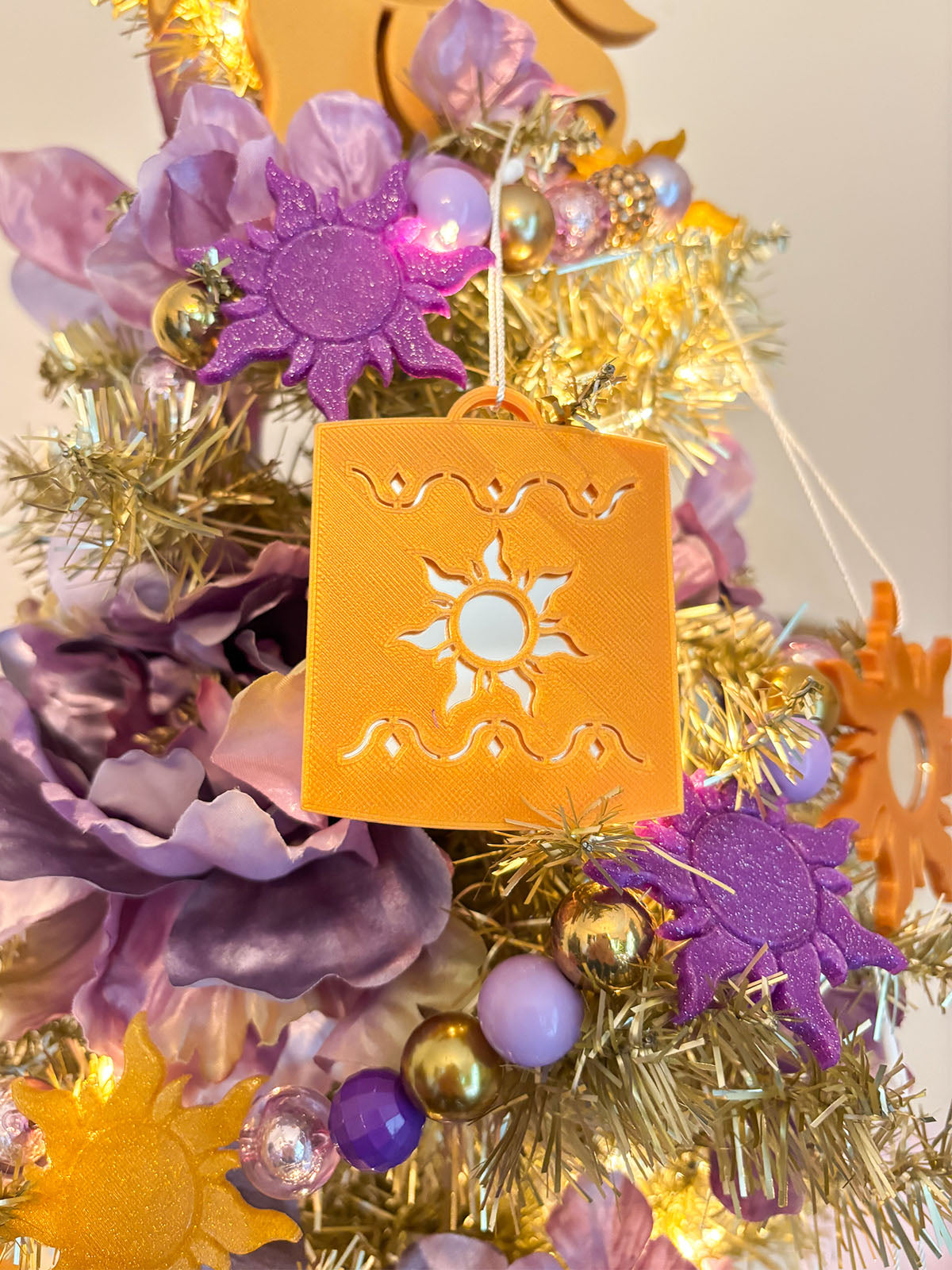 Lost Princess Sun and Lantern Mirror Ornaments