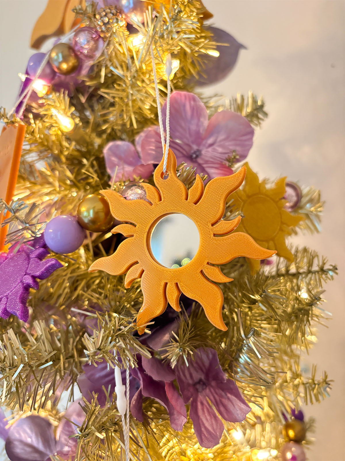 Lost Princess Sun and Lantern Mirror Ornaments