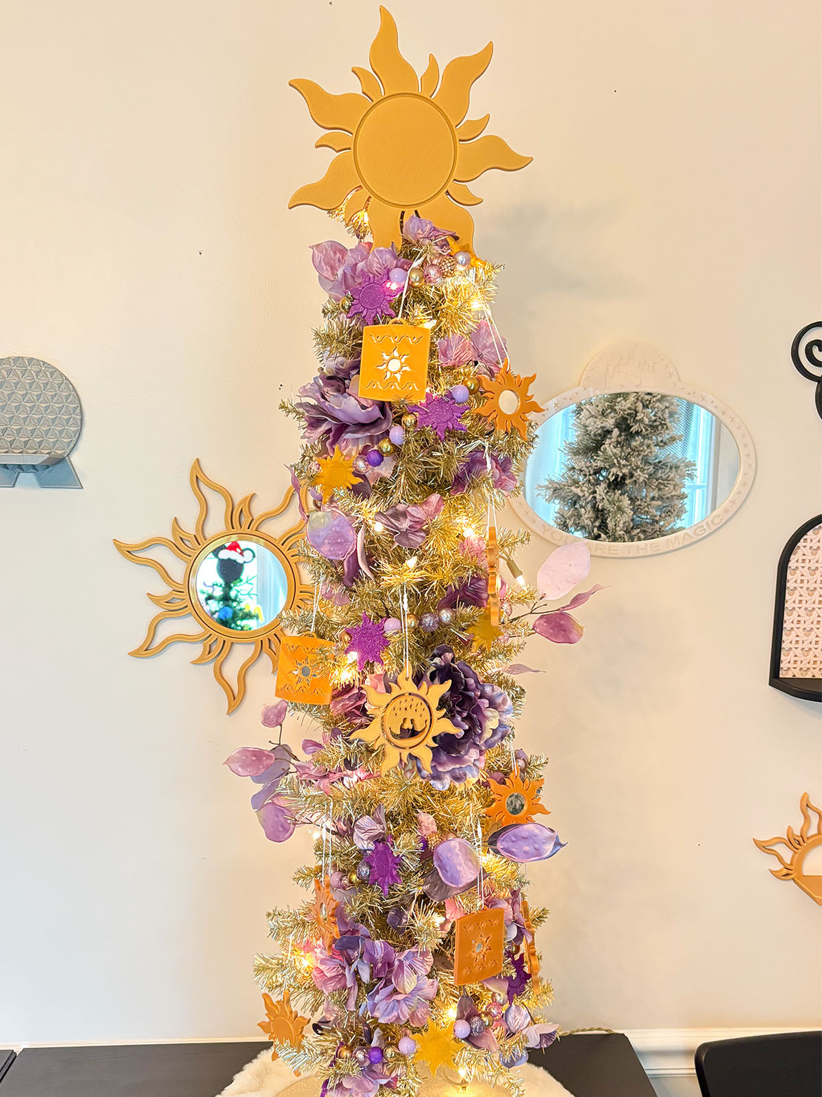 Lost Princess Sun Christmas Tree Topper