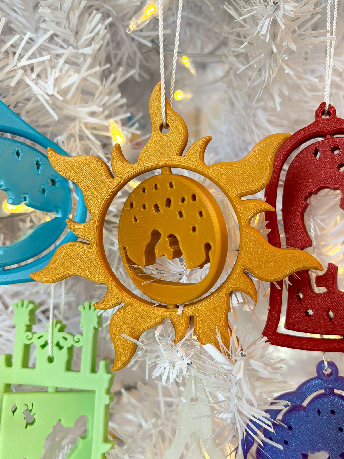 Spinning Princess Ornaments