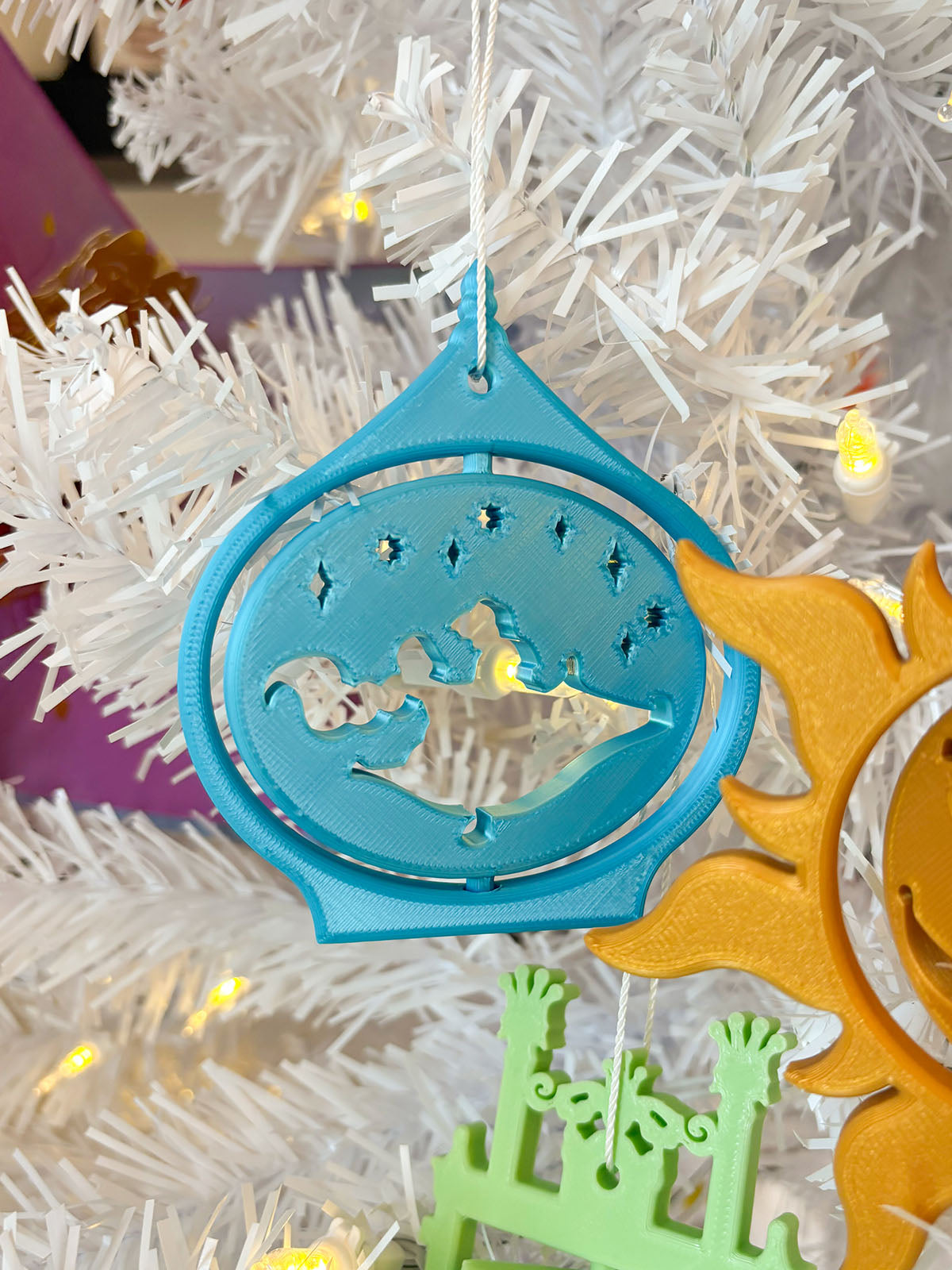 Spinning Princess Ornaments