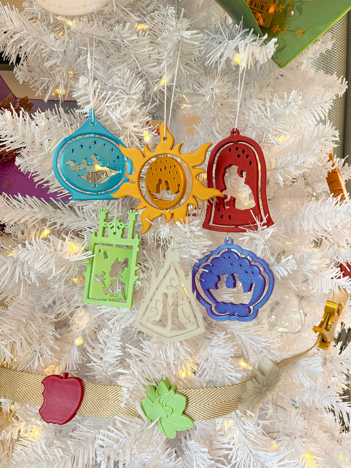 Spinning Princess Ornaments