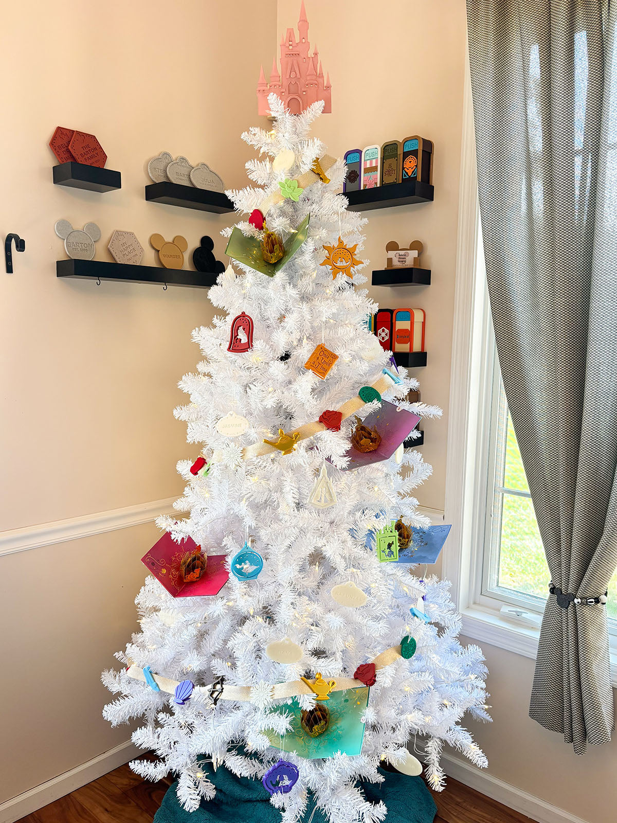 Castle Christmas Tree Topper