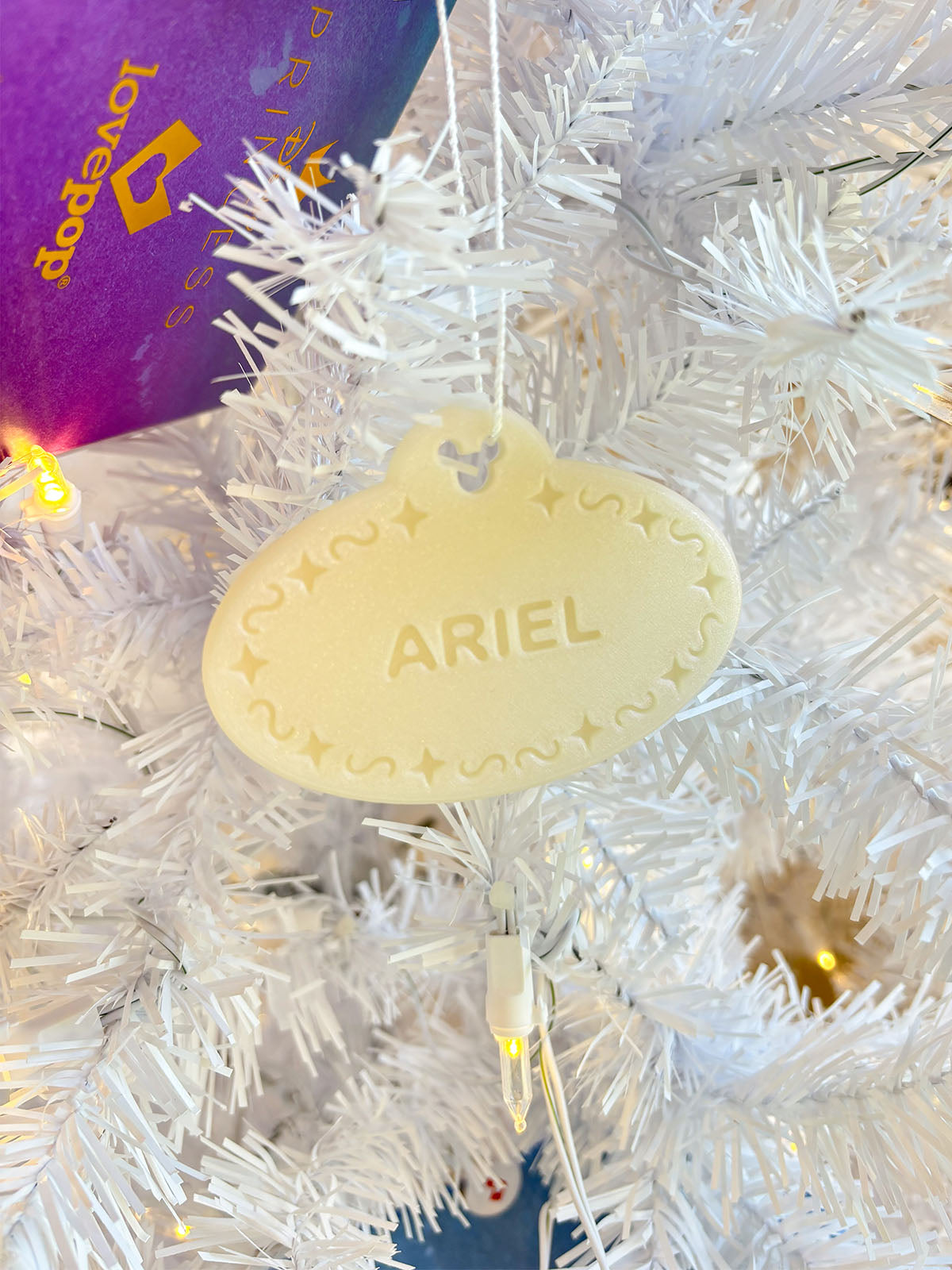 Cast Member Name Tag Ornaments - CUSTOMIZABLE