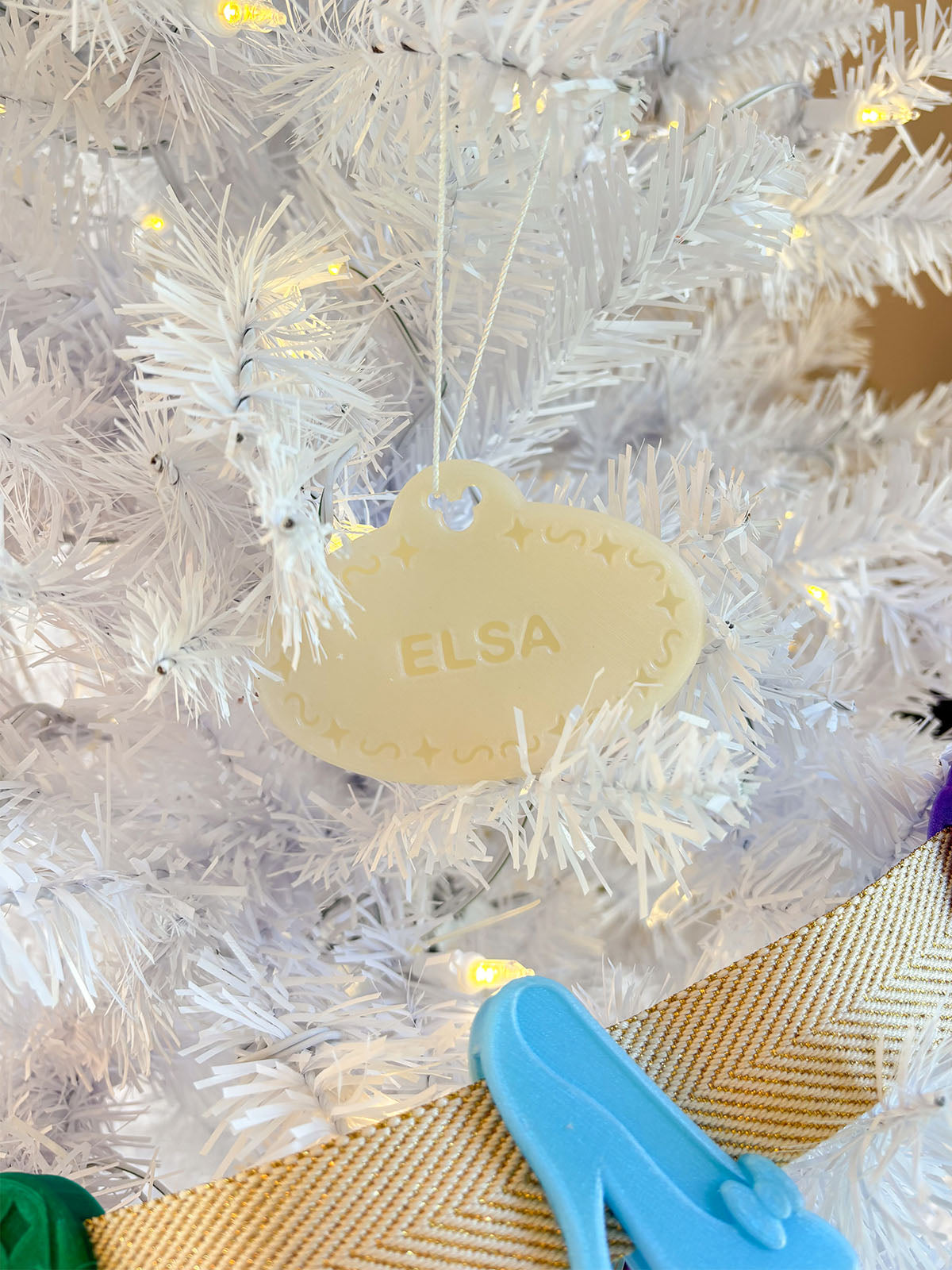 Cast Member Name Tag Ornaments - CUSTOMIZABLE