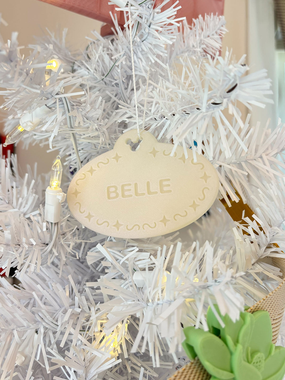 Cast Member Name Tag Ornaments - CUSTOMIZABLE