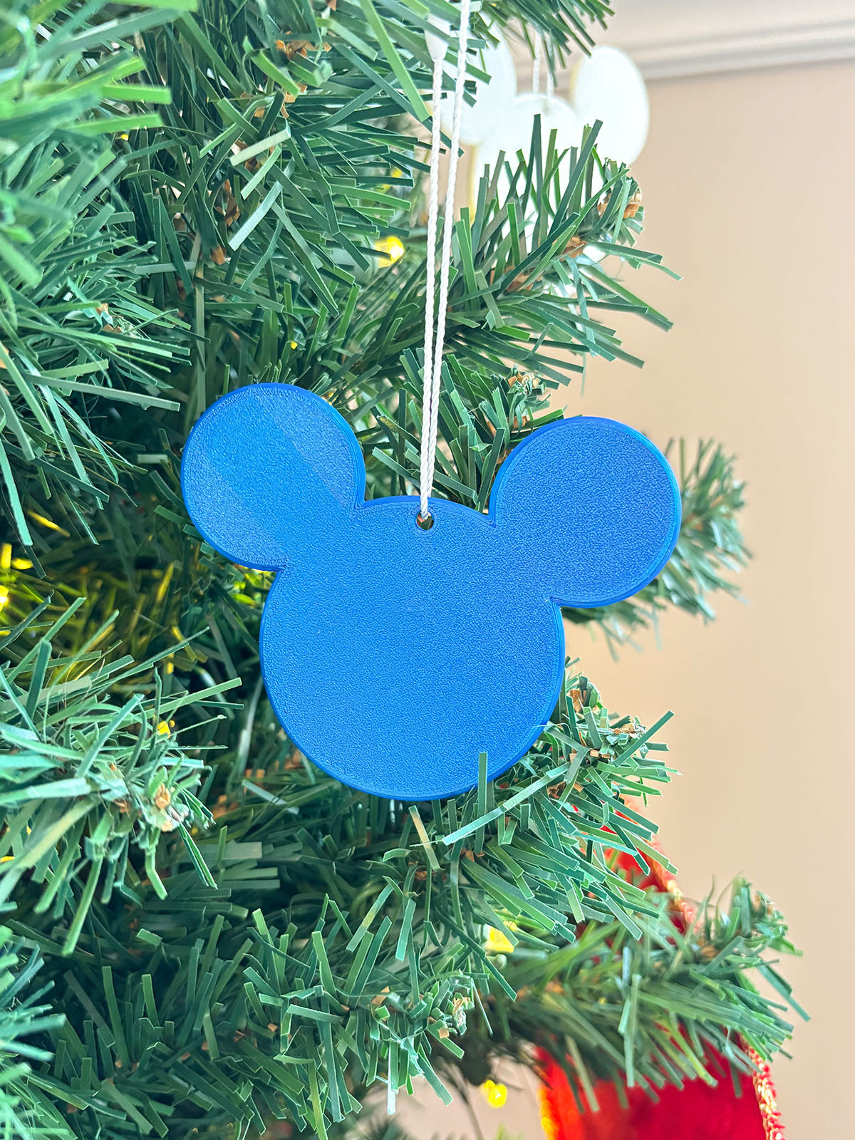 Set of 4 Mouse Ornaments