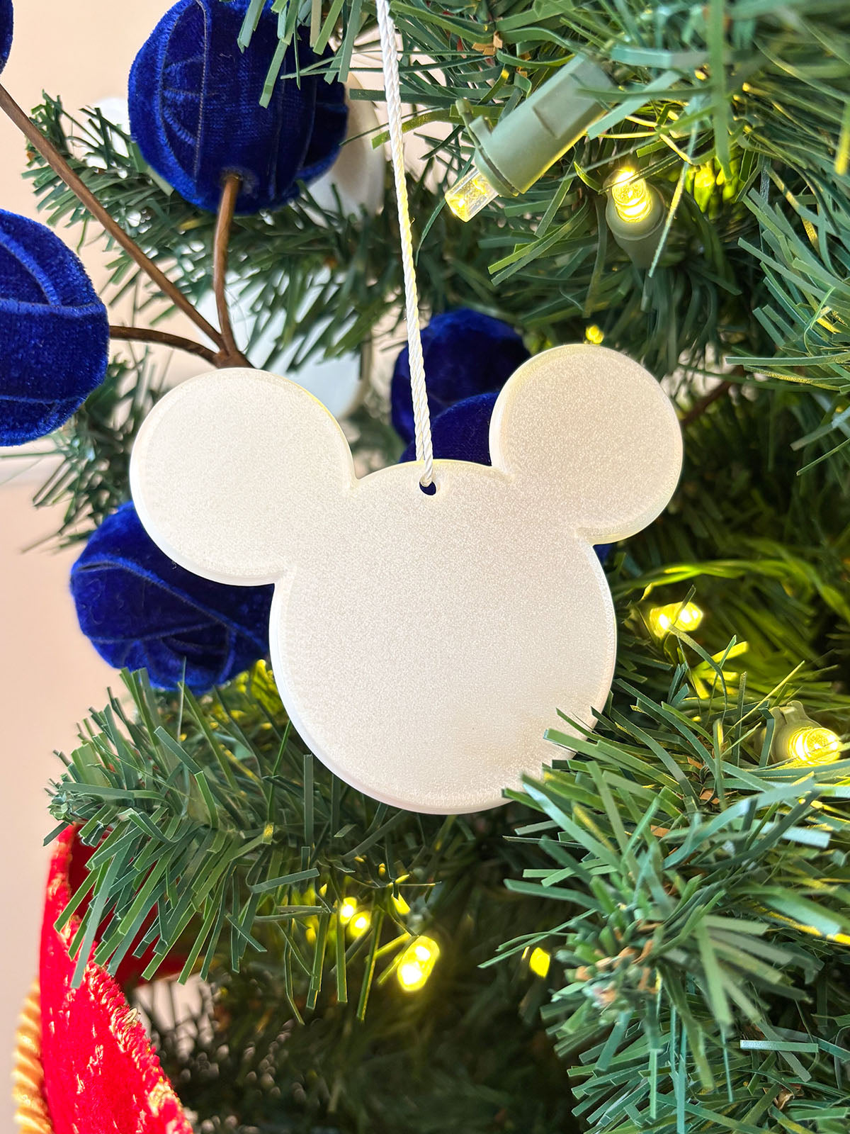 Set of 4 Mouse Ornaments