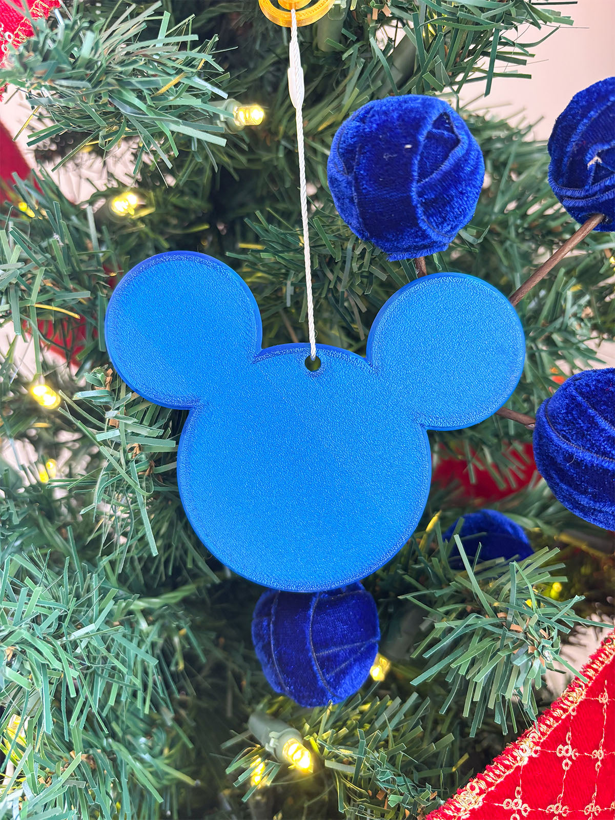 Set of 4 Mouse Ornaments