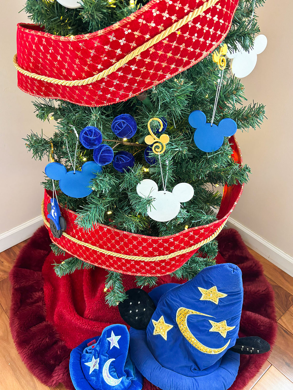 Set of 4 Mouse Ornaments