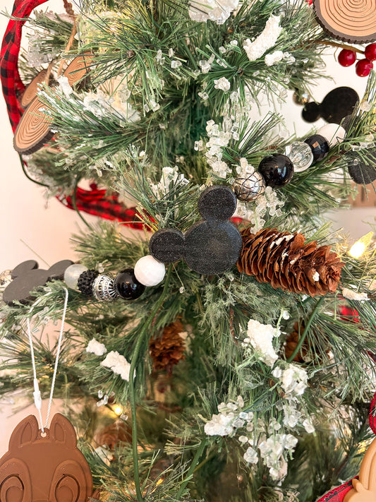 Black and White Character Garland