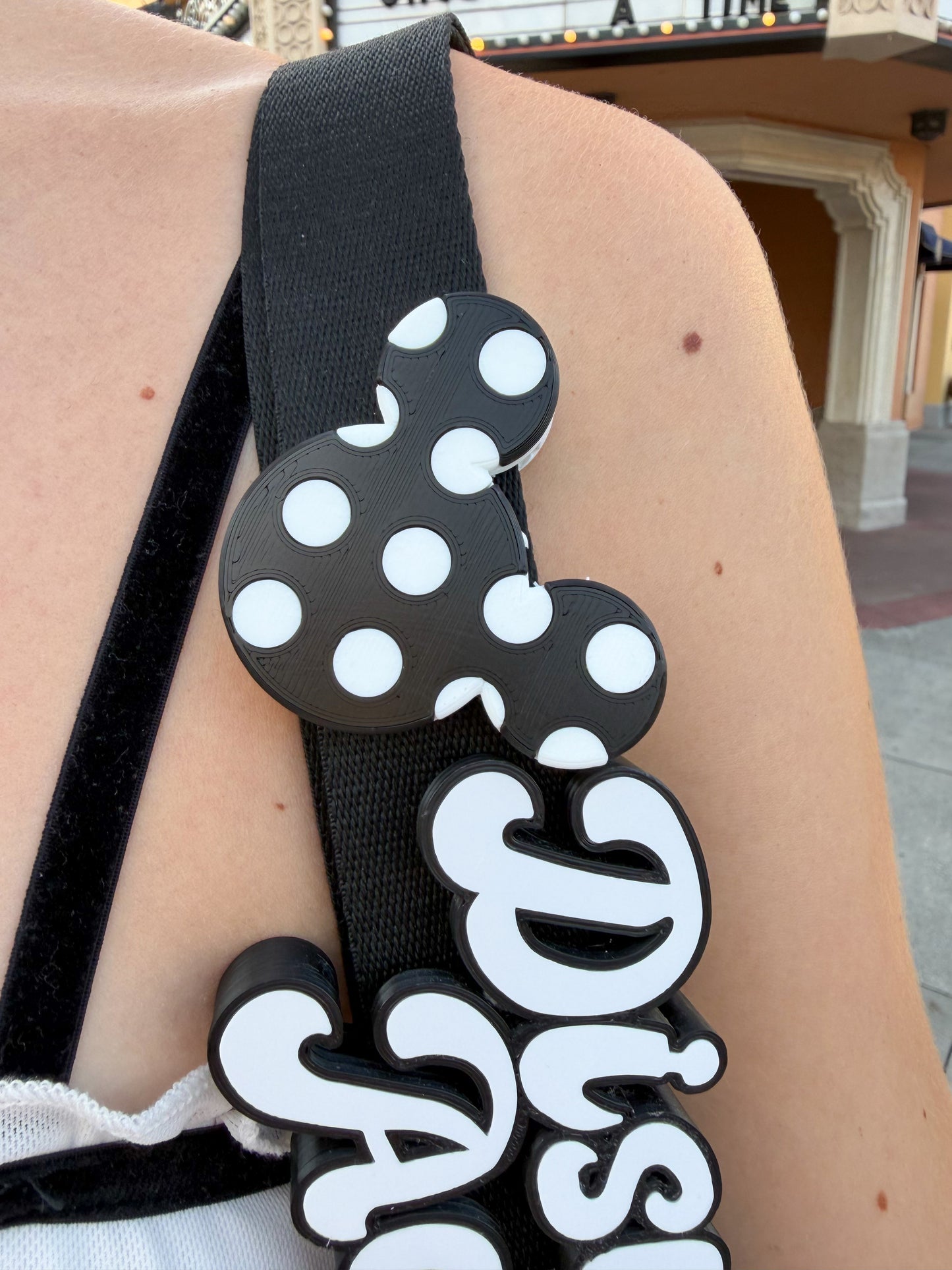 Polka Dot Belt and Bag Charm