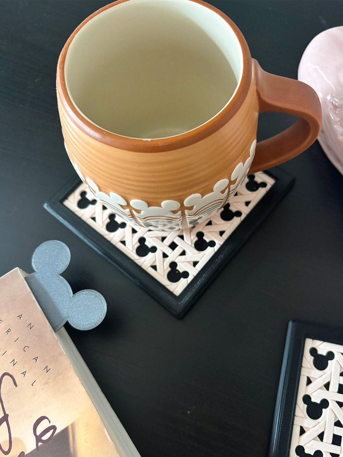 Mouse Rattan Coaster