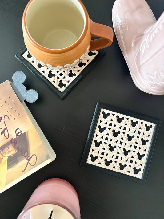 Mouse Rattan Coaster