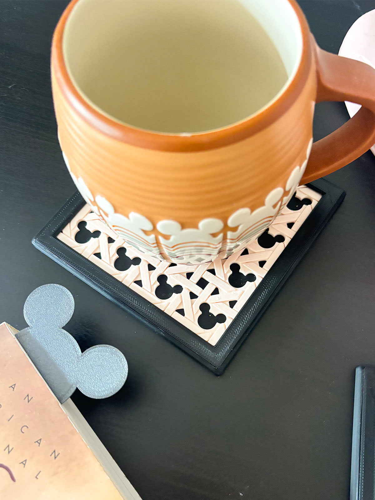 Mouse Rattan Coaster
