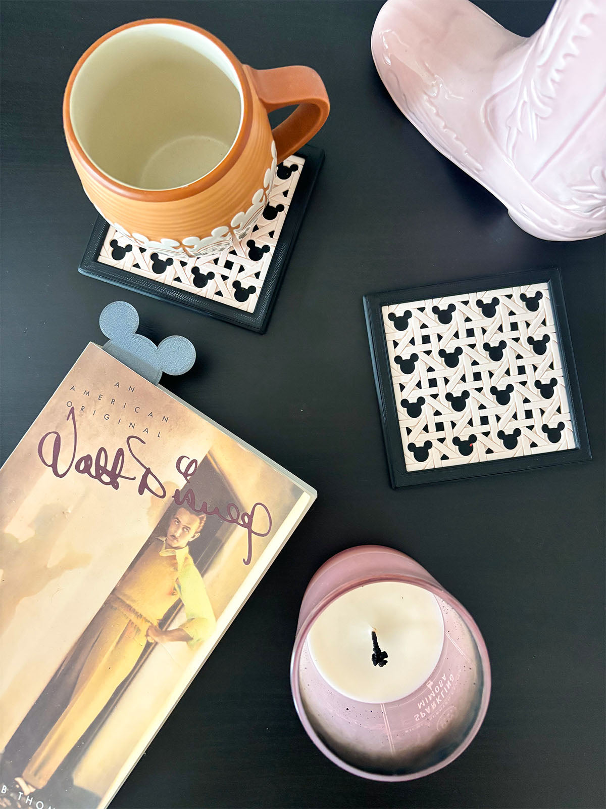 Mouse Rattan Coaster