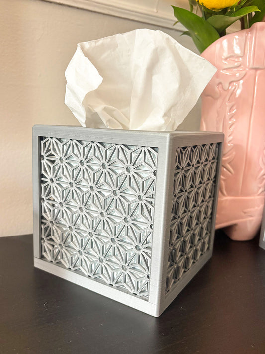 Spaceship Earth Rattan Tissue Box Cover
