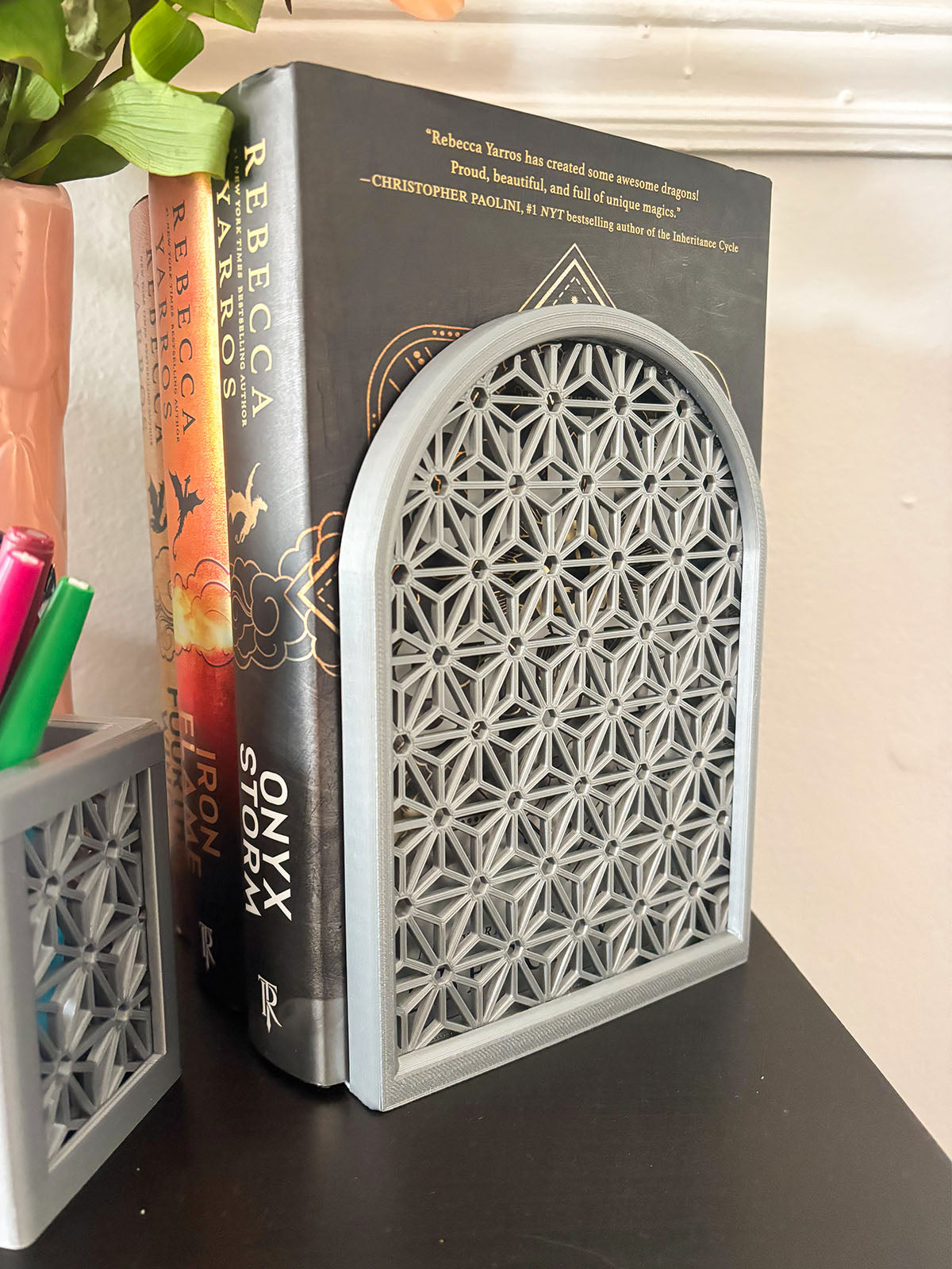 Spaceship Earth Rattan Book End