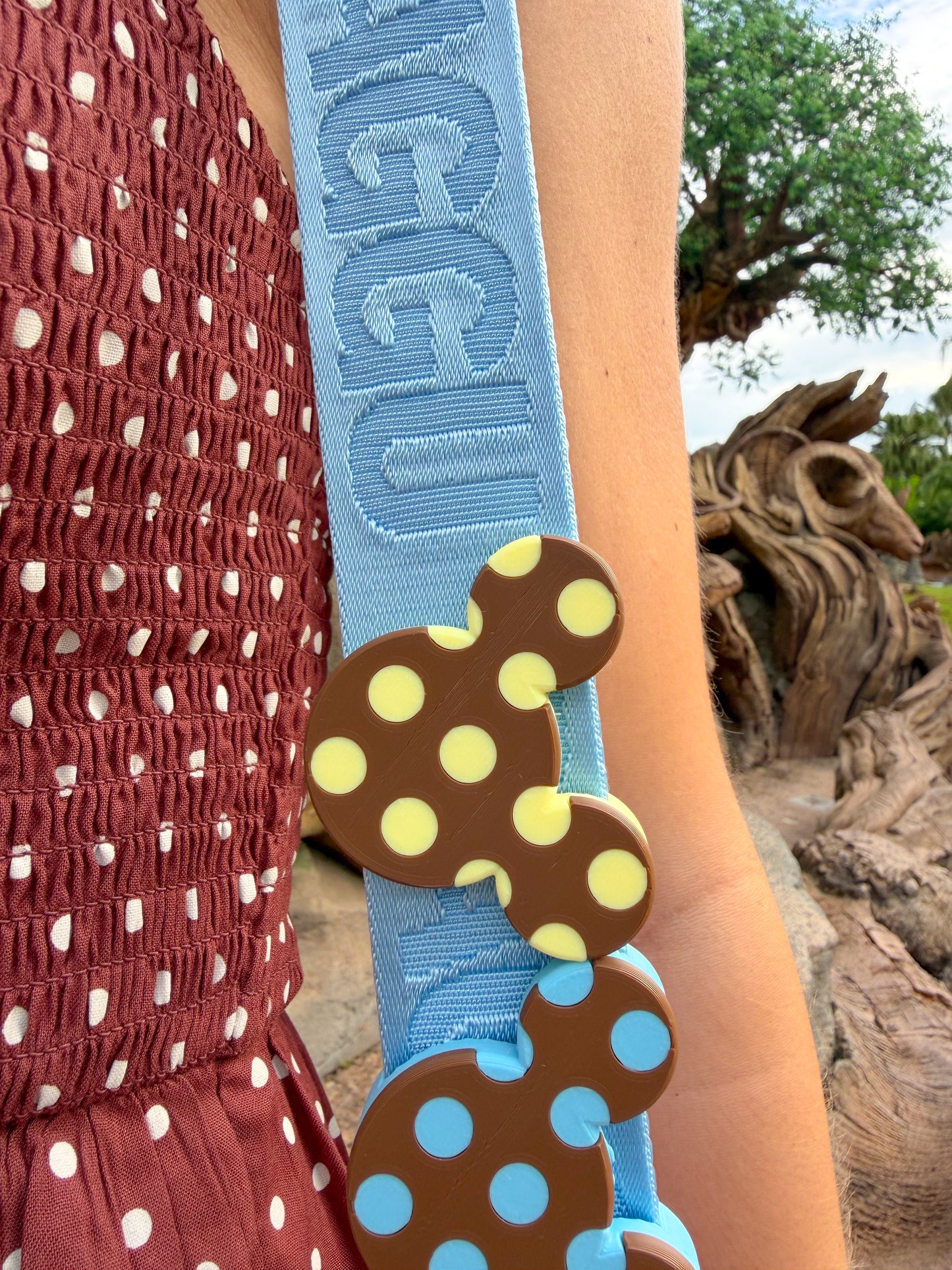 Polka Dot Belt and Bag Charm