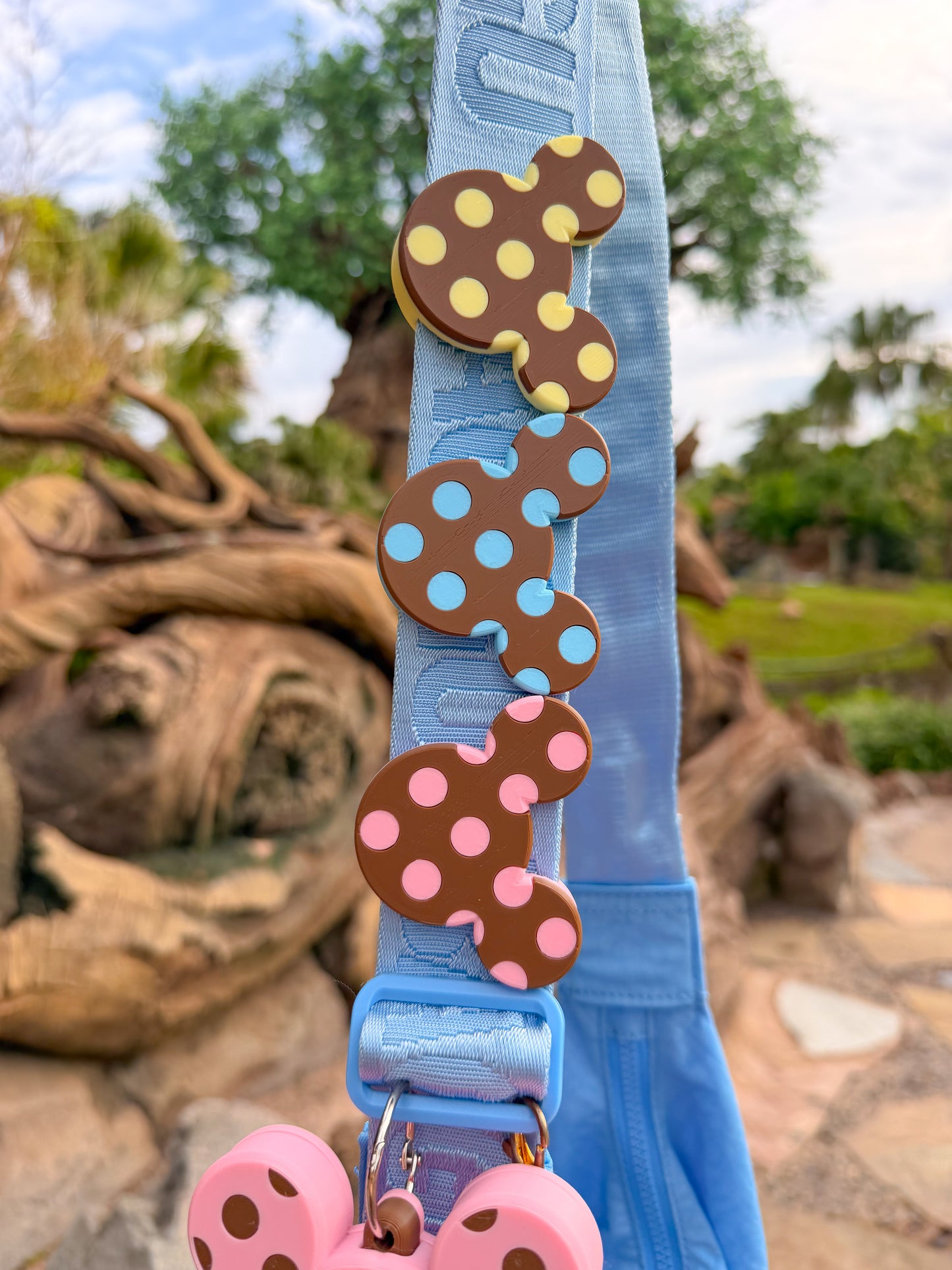 Polka Dot Belt and Bag Charm
