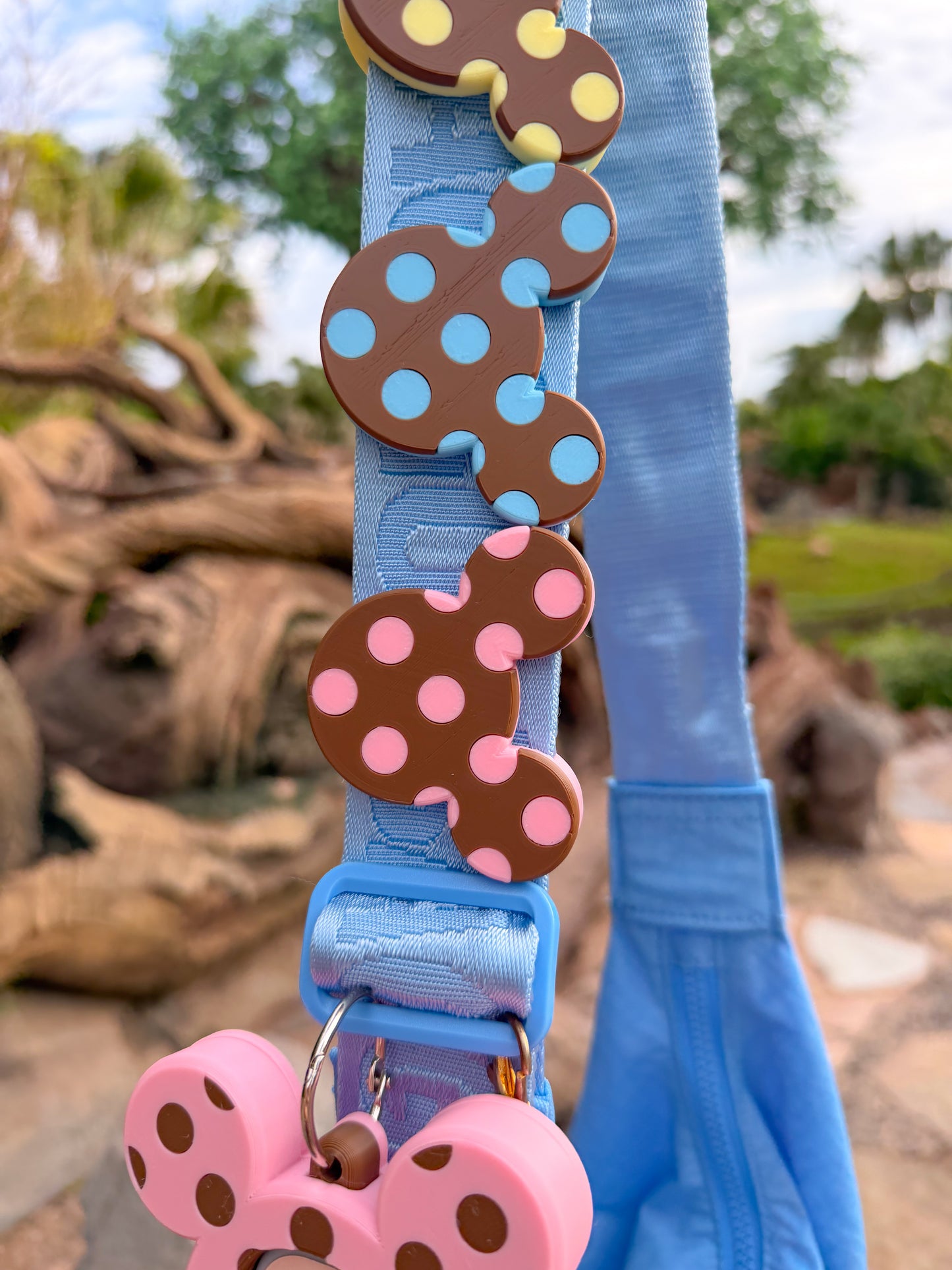 Polka Dot Belt and Bag Charm