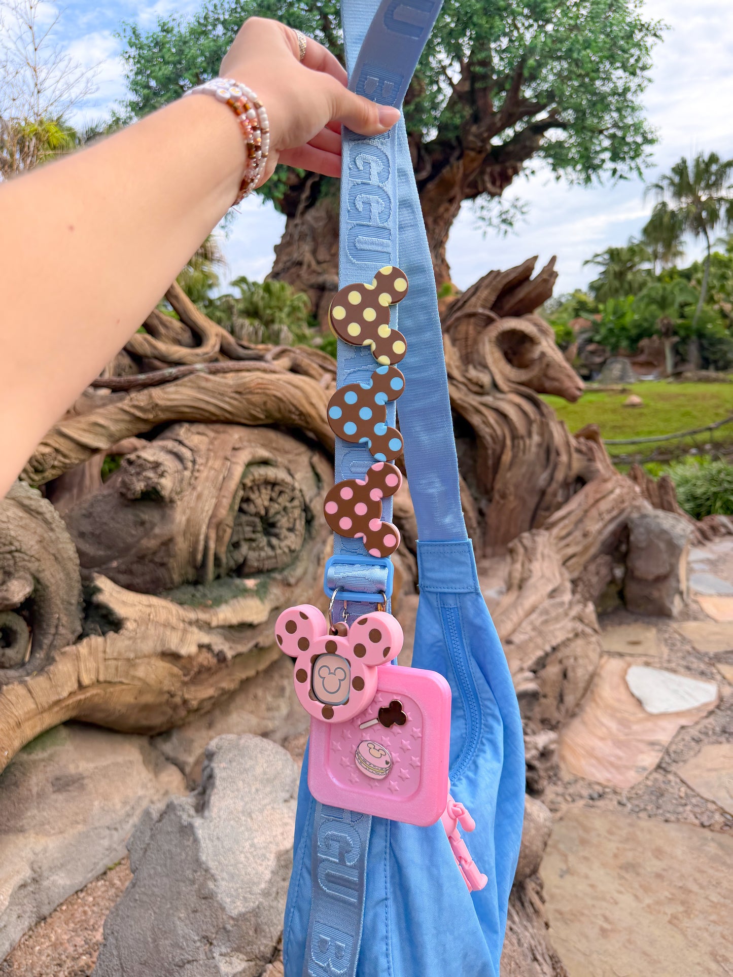 Polka Dot Belt and Bag Charm