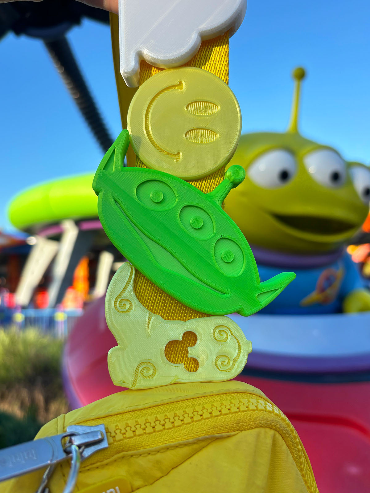 Alien Belt and Bag Charm