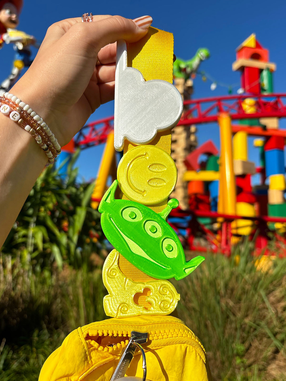 Toy Cloud Belt and Bag Charm