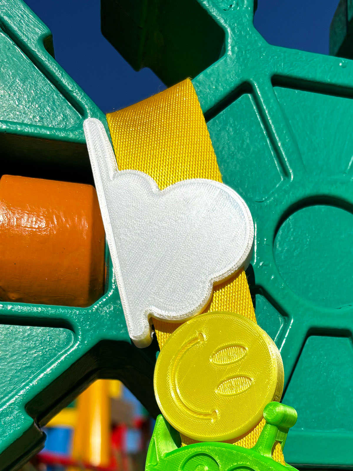 Toy Cloud Belt and Bag Charm