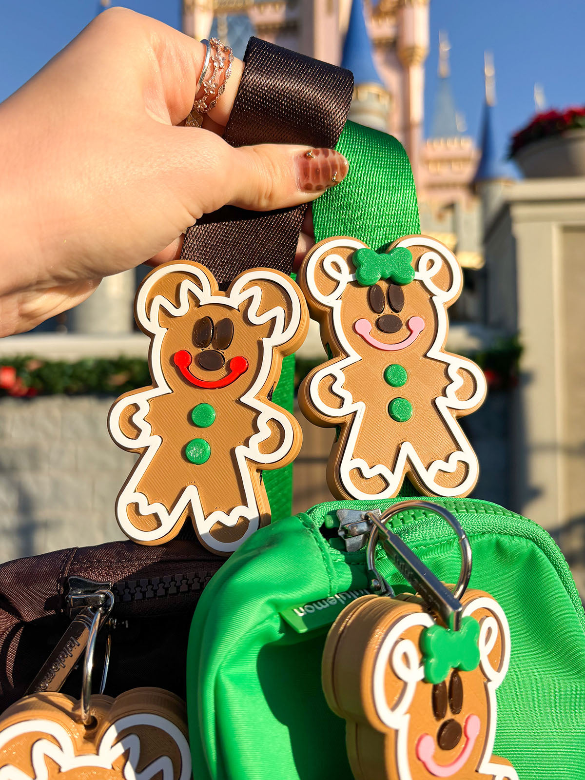 Gingerbread Mouse Belt and Bag Charm