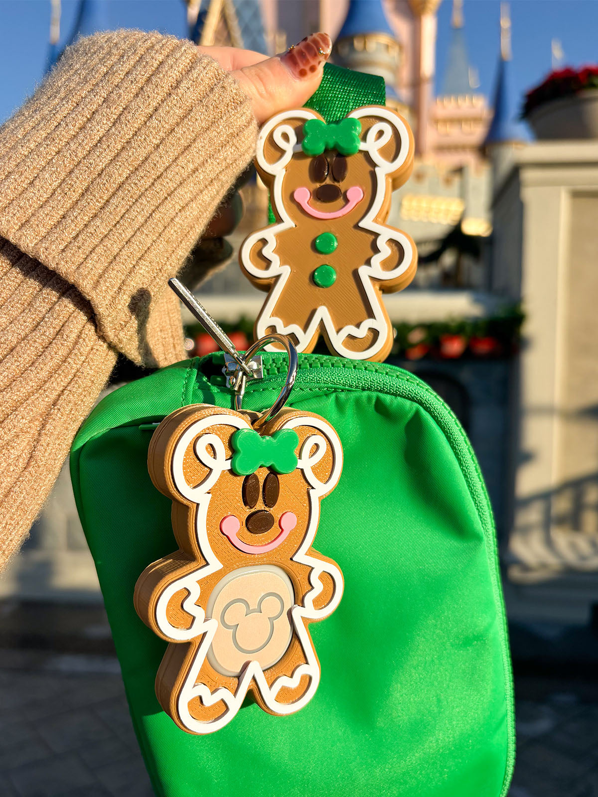 Gingerbread Mouse Belt and Bag Charm