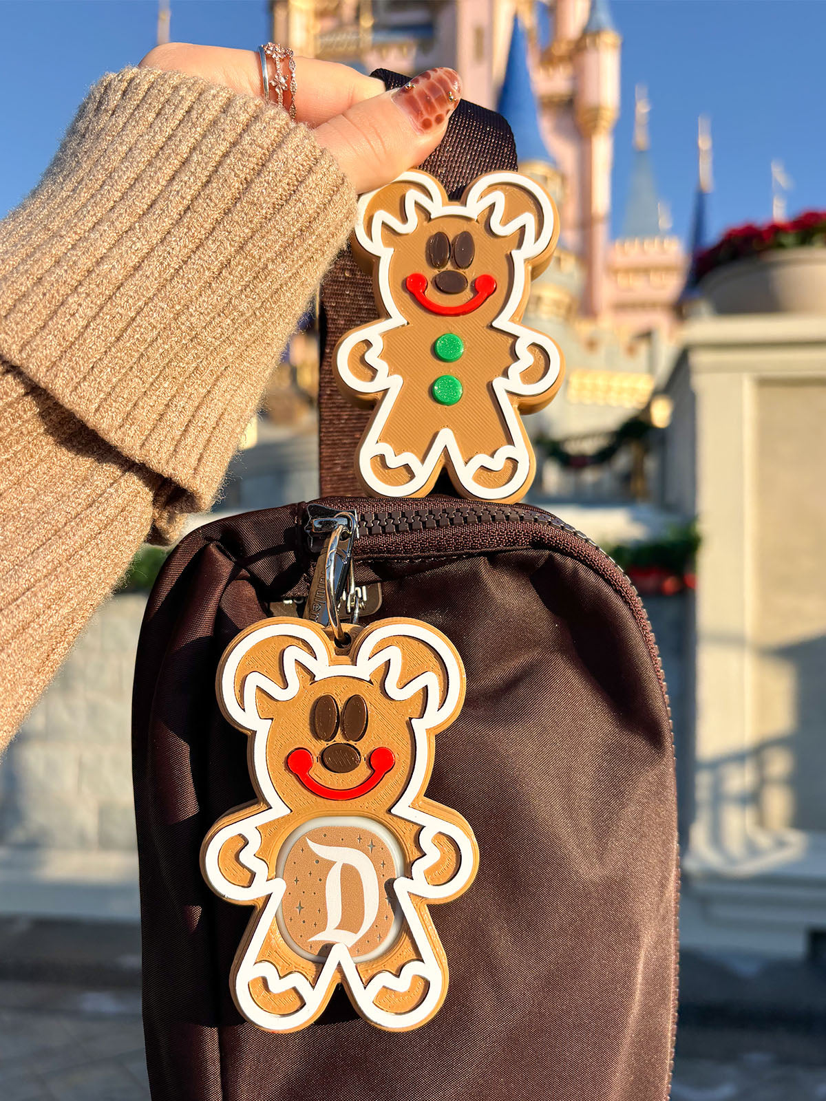 Gingerbread Mouse Belt and Bag Charm