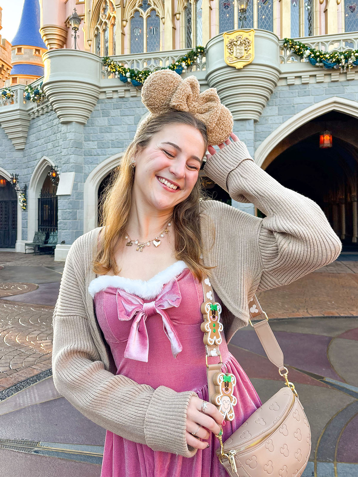 Gingerbread Mouse Belt and Bag Charm