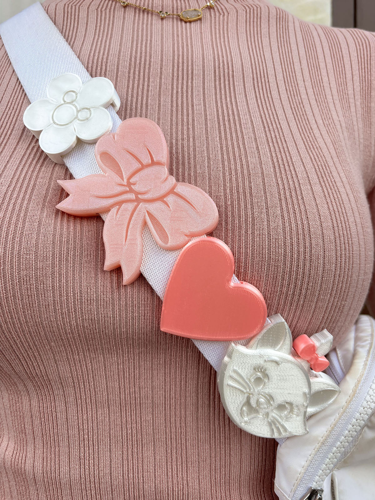 Sassy Kitten Pre-made Bag Charm Stack