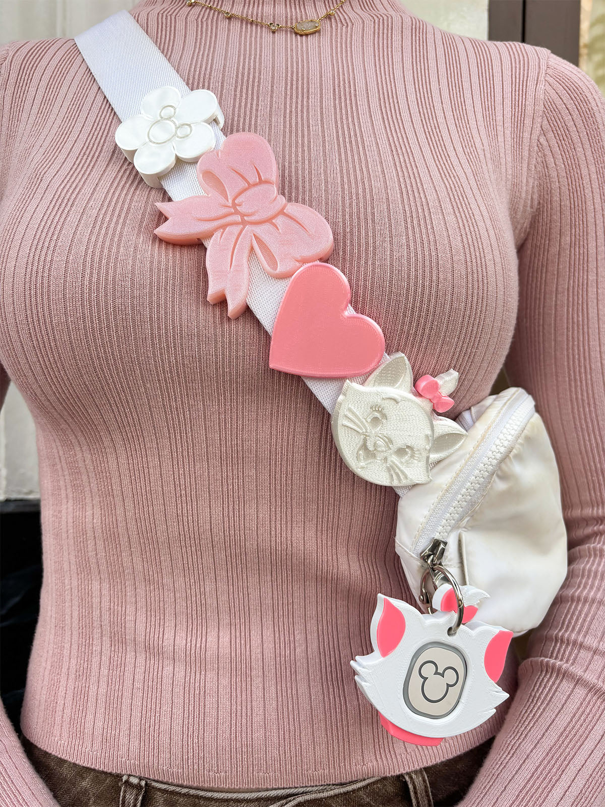 Sassy Kitten Pre-made Bag Charm Stack